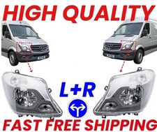 1 Pair Left Right Side Headlight Head Lamp for 14-18 Mercedes Sprinter W906