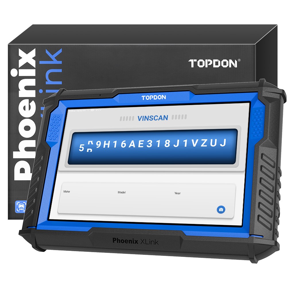TOPDON Phoenix XLink ECU Online Coding Car Diagnostic Tool OBD2 Scanner CAN-FD