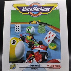 Micro Machines (Nintendo NES) [CIB] - Engraved Cart, Foil Damage