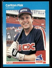 1987 Fleer #496 Carlton Fisk Baseball Card 2003L