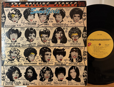 The Rolling Stones Some Girls Vinyl LP COC 39108 Uncensored Cover Miss You VG+