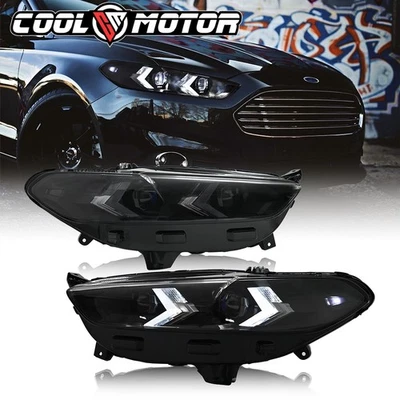 For Ford Fusion 2013-2016 Full LED Projector Headlight Assembly Front Lamps Set - Bild 1 von 4
