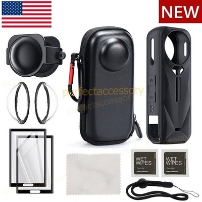 Camera Protective Cover Accessories Kit for Insta360 X5 Screen Film Lens Guard