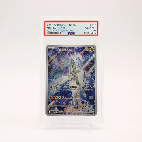 N's Reshiram graded PSA 10 for sale on eBay