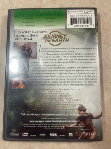 Journey to the Center of the Earth 2007 DVD Brendan Fraser Color 92 Min. +Insert - Picture 4 of 5