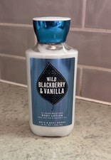 Bath Body Works WILD BLACKBERRY VANILLA 24 Hour Moisture Body Lotion 8oz NEW