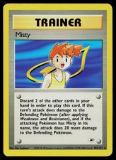 Pokemon Card Gym Heroes Misty 102/132 Unlimited Rare on eBay