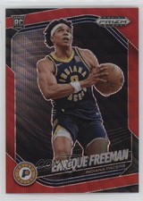 2024-25 Panini Prizm Black Ruby Wave Prizm Enrique Freeman #245 s3g