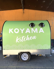 Fully Equipped Custom Food Truck Trailer High Quality Round Food Cart