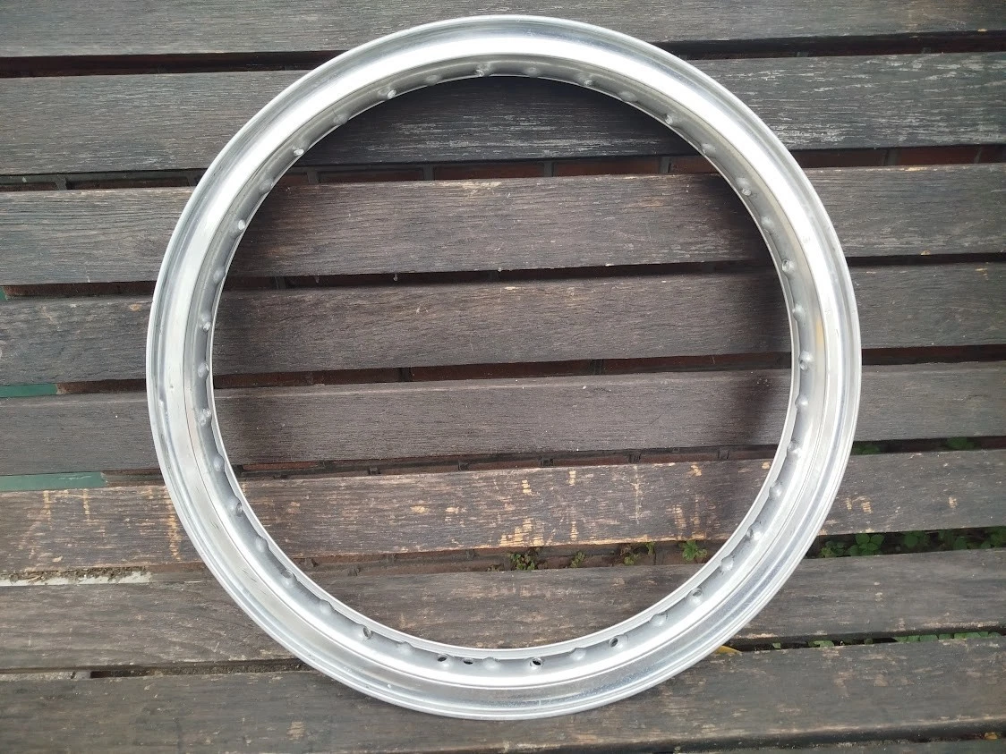 Akront AKRONT アクロン 17 3.50 36 穴 ホイール リム スポーク ニップル 未使用 当時モノ Motorcycle ...