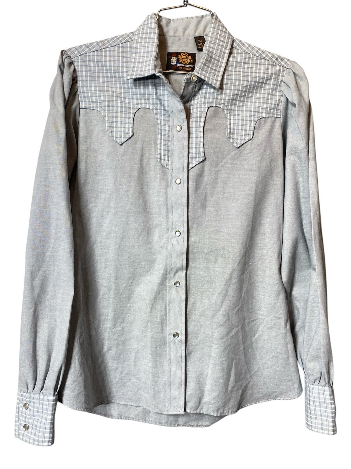 Vintage Kenny Rogers Shirt Western Pearl Snap Womens Small
