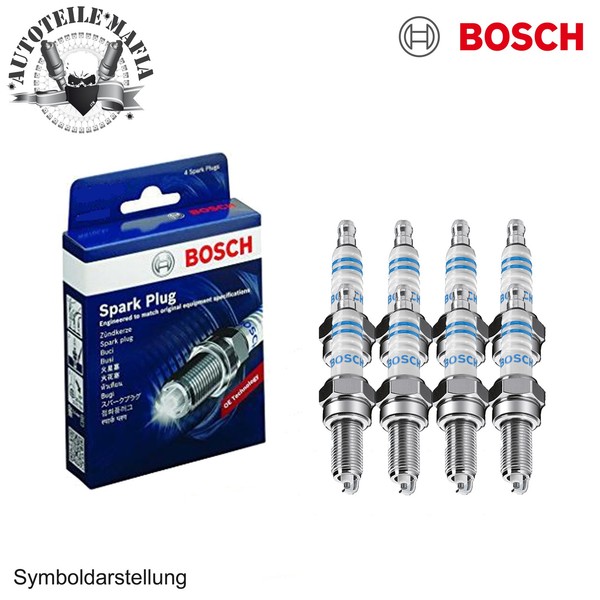 Bosch 8X ZüNdkerzen Chevrolet Honda Infiniti Mitsubishi Passend FüR Nissan-image