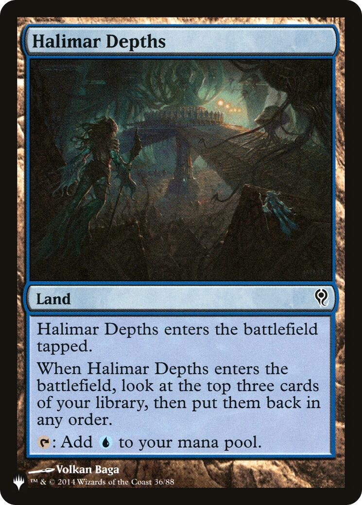 Halimar Depths - [LIST - 36/88] - NM - MTG - The List Reprints