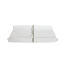 Baby Diaper Changing Pad, Safety Straps, White, 14.75" x 31"