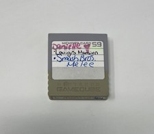 Official Nintendo Gamecube Memory Card 59 Blocks DOL-008 Gray US Seller OEM