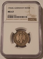 West Germany 1964 G Mark MS67 NGC