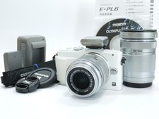 Olympus Pen Lite E-PL6 Mirrorless Camera 14-42mm  40-150mm Lens 643 shots 