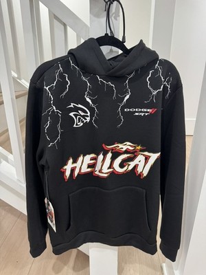 Dodge X Reason Hellcat SRT Black Hoodie Size Medium New With Tags
