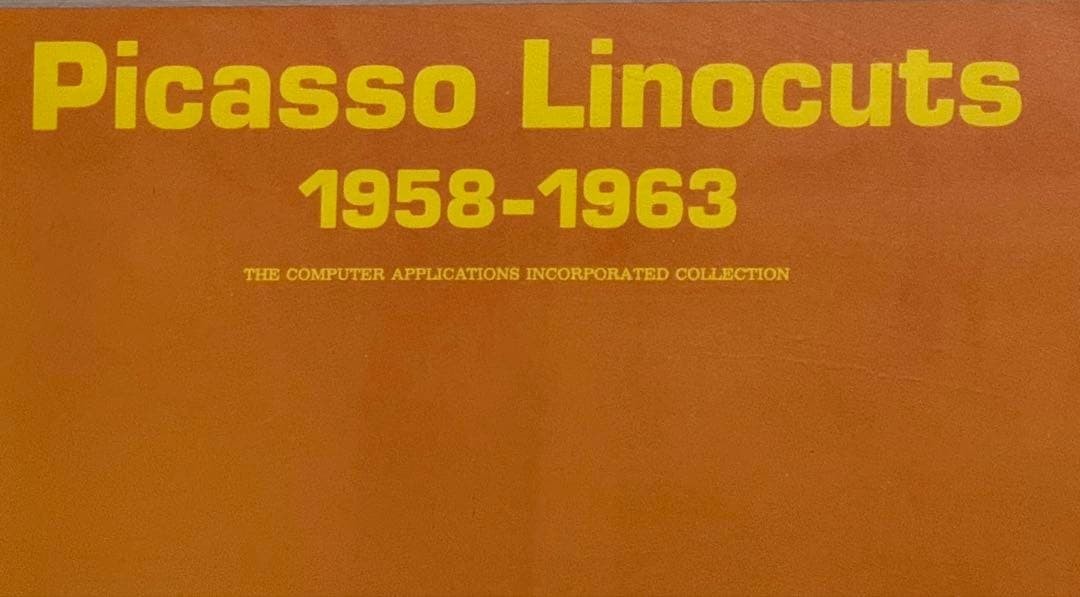 Picasso Linocuts 1958-1963 Original Vintage Exhibition Poster