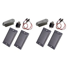 4X Pickup Attivi Copribatteria Pickup Humbucker per Chitarre Elettriche A 62371