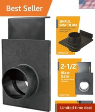 Powertec 2-1/2-Inch ABS Blast Gate for Dust Collector - Durable  Efficient