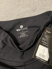 90 Degree by Reflex Black Athletic Leggings Womens Size S Small