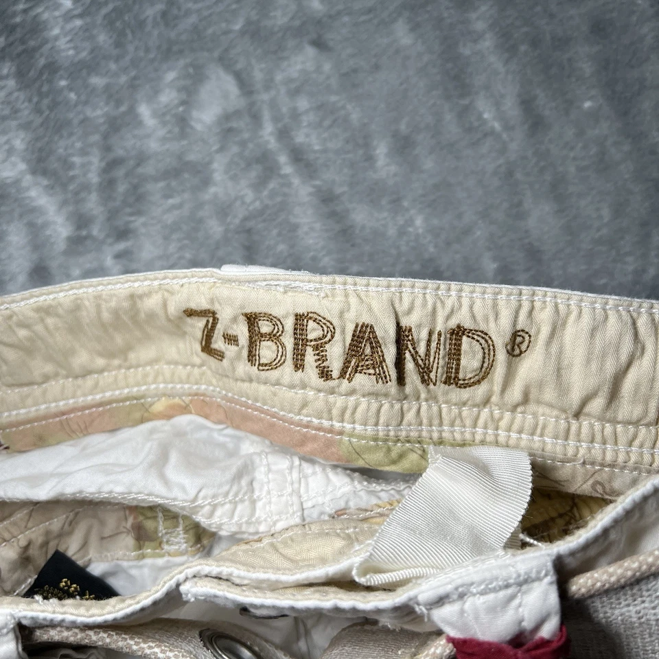 Pantalones cargo marca Z para mujer talla 23x32 blancos con cinturón Y2K nuevos con etiquetas Foto 3 de 4