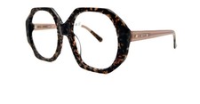 Anne Klein Ak7064 Mocha Tortoise Pink Oversized Authentic Eyeglasses 55-18