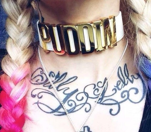 Harley Quinn Puddin Choker Collar 