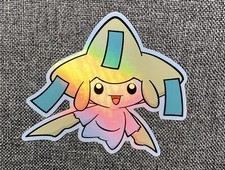 Jirachi Sticker Holographic Pokemon Decal Rainbow Holo