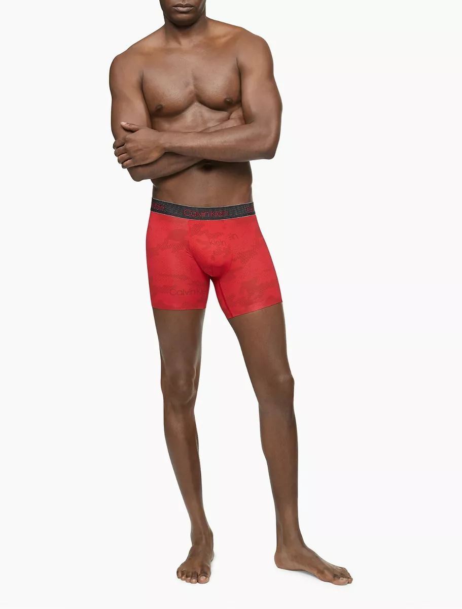 Calvin Klein Men s NB2806610 Air FX Tech Micro Boxer Brief Red