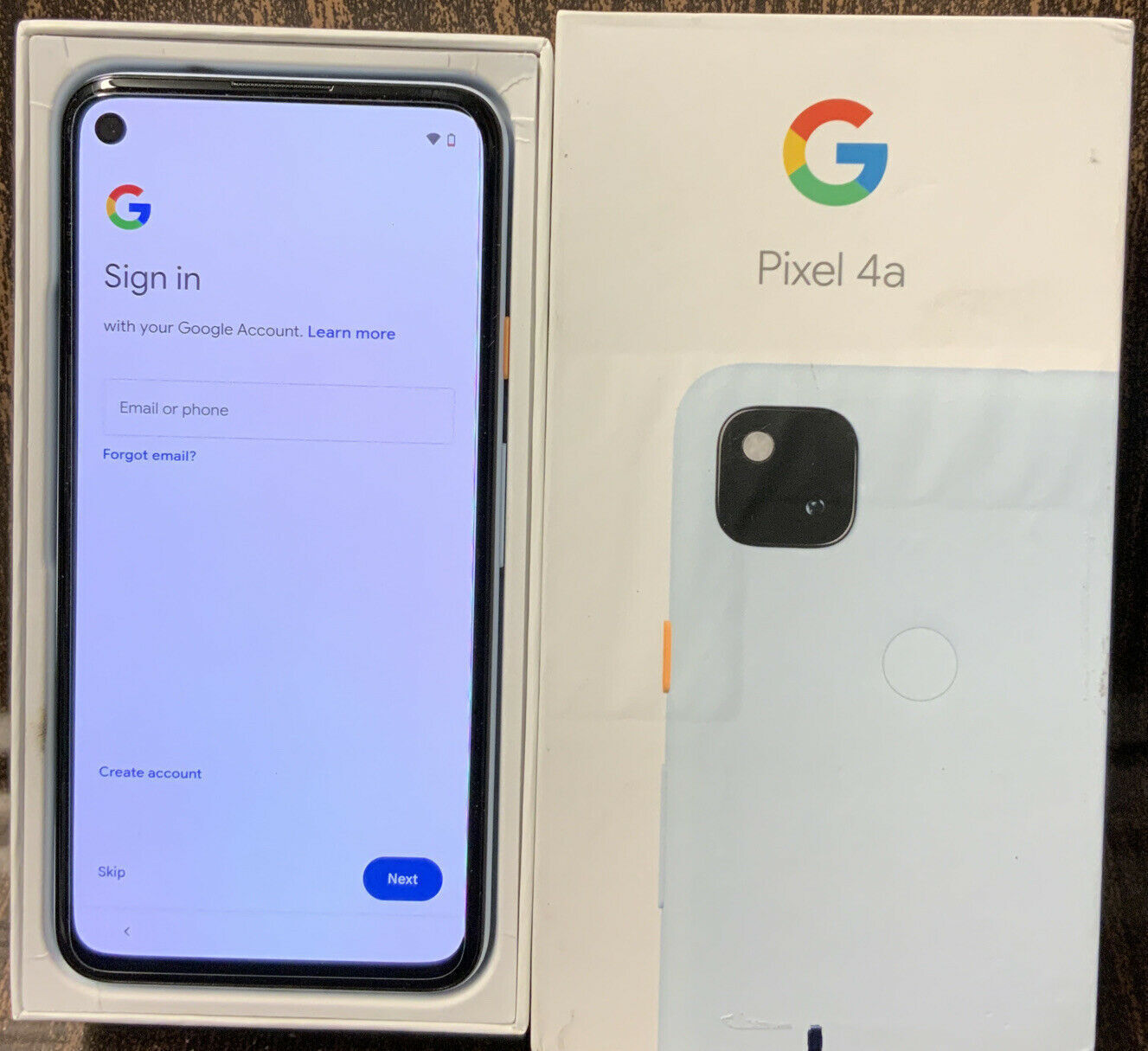The Price of Google Pixel 4a G025J – 128GB – Barely Blue (Unlocked)  Very Good | Google Pixel Phone