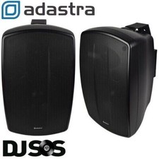 Image of Outdoor Garden Speakers Pair Weatherproof IP44 Rated Music summer Black White