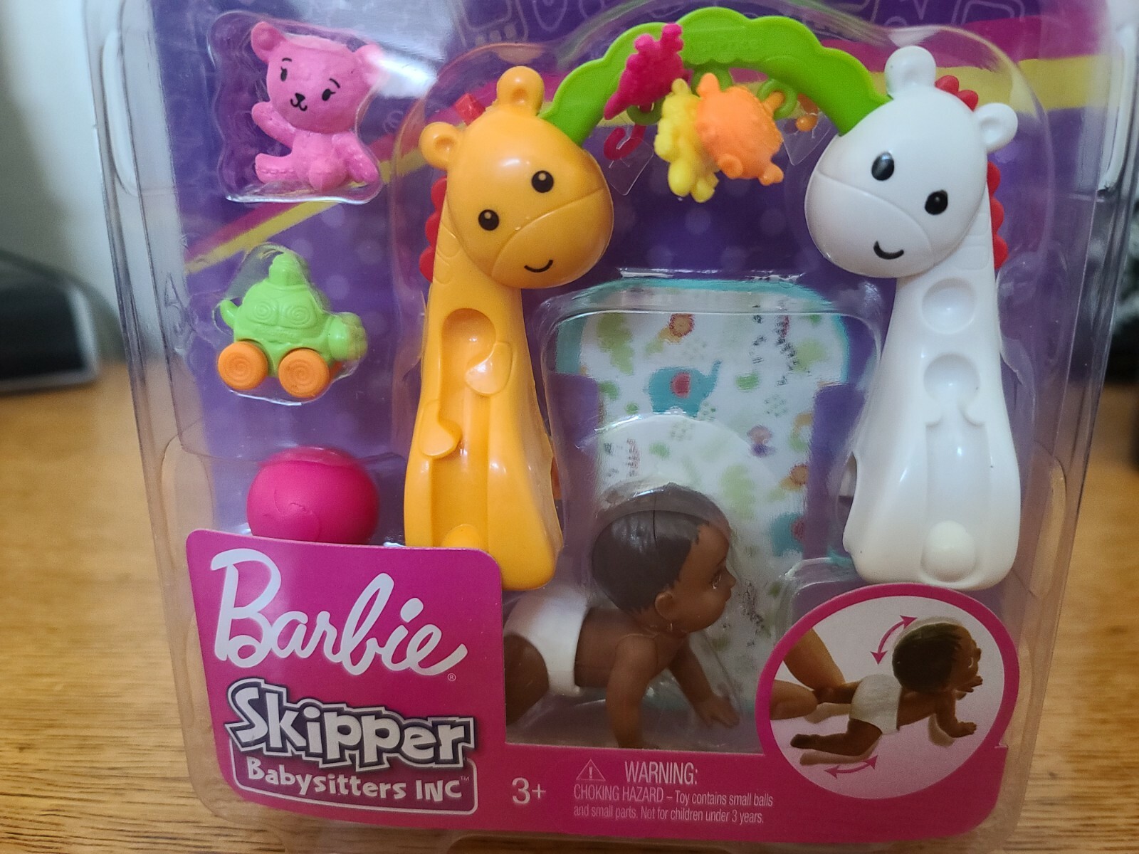 Barbie Skipper Babysitters Inc. Crawling and Playtime Playset with Baby Doll 