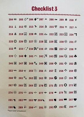 PATRICK REAGH TYPE New Letterpress Type- 12pt. DingPats 3. Hit "Contact Seller" for desired choices