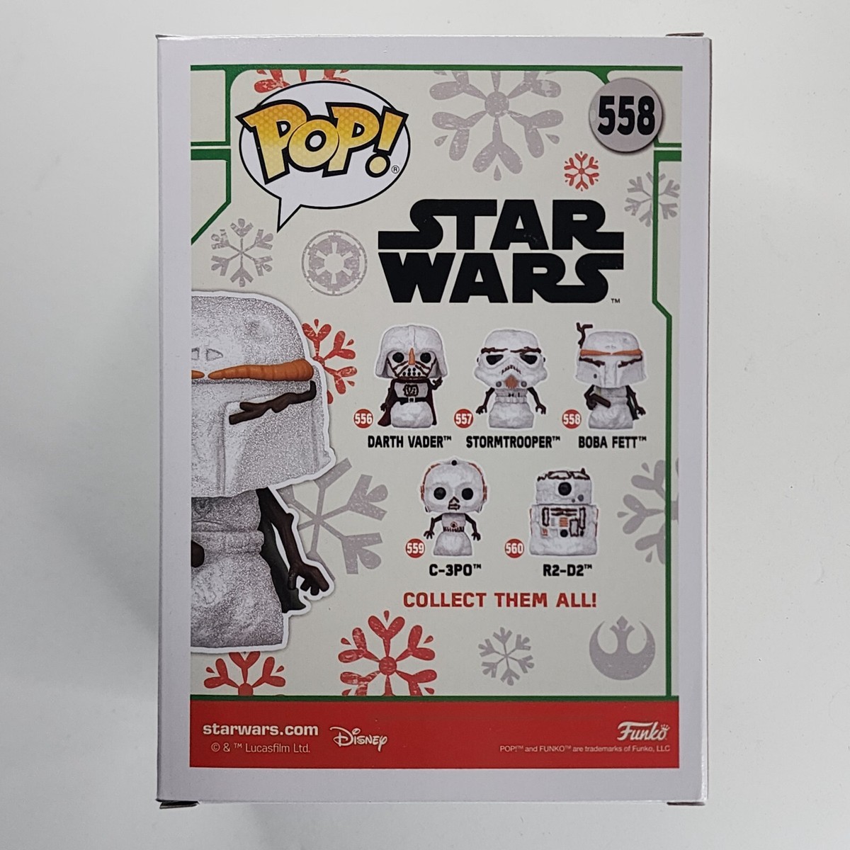 Star Wars Christmas - Snowman Boba Fett vinyl figuur 558 Funko Pop! standaard : Funko Pop! Holiday Star Wars Christmas - Snowman Boba Fett vinyl figuur 558 Funko Pop! standaard : Funko Pop! Holiday