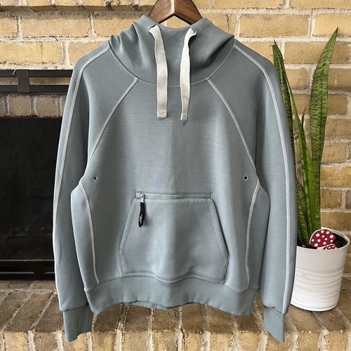 Athleta Allyson Felix Legend Reise Sweatshirt Hoodie blau Größe XS