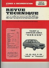 Revue technique Talbot HORIZON
