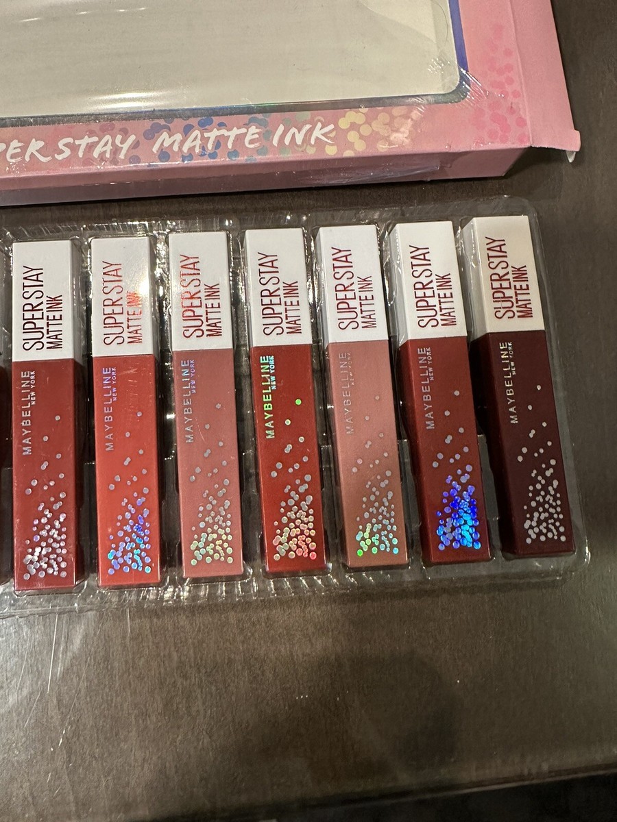 12 x MAYBELLINE SUPERSTAY MATTE INK SET BNIB MAKE UP BEAUTY