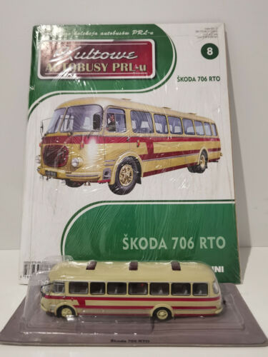RARE IXO IST SKODA 706 RTO Kultowe Autobusy PRL-u 1:72 no.8 polish abrex karosa