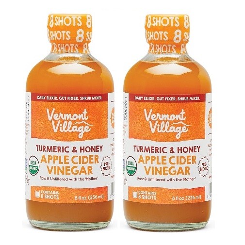Vermont Village Apple Cider Vinegar Turmeric & Honey 2 Pack 84648148034