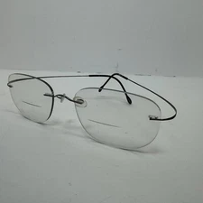 Silhouette Eyeglasses M 7395 /40 V 6056 Titan Gunmetal Rimless Frames 55-19-135