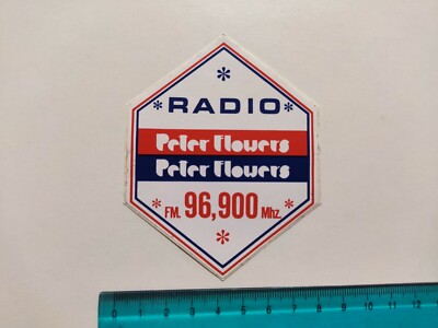 ANCIEN AUTOCOLLANT VINTAGE radio FM AFM la radio miroir EUR 3,00 - FR