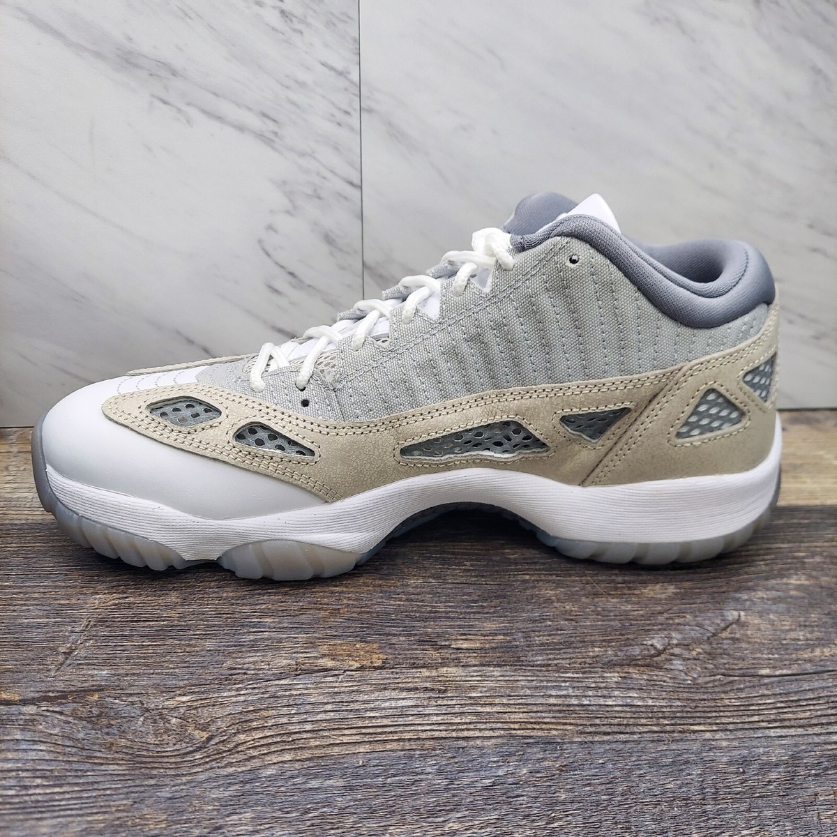 Air Jordan 11 Retro Low IE Light Orewood Brown White 919712-102