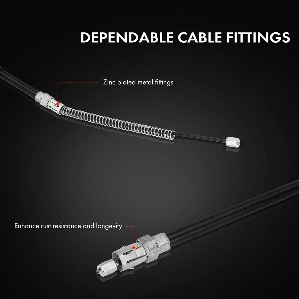 2 троса заднего стояночного тормоза для Cadillac DeVille 2005 Pontiac Bonneville - Изображение 4 из 4
