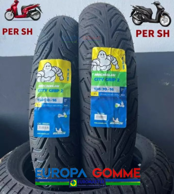 PAAR 110/70-16+130/70-16 MICHELIN CITY GRIP 2 DOT 2025/26 BEREIFUNG FÈR SH 300