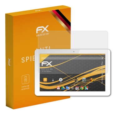 atFoliX 2x Displayfolie für Odys Space 10 Pro Plus Schutzfolie matt&stoßfest