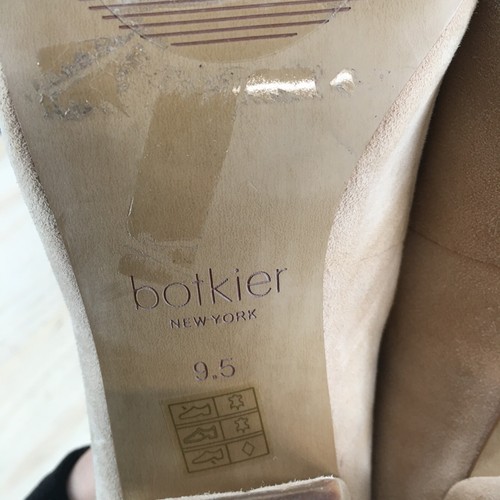 Décolleté Botkier Tacchi Donna 9,5 Stella slip on beige pelle punta casual - Foto 16 di 22