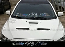 Creating My Future Windshield Decal Sticker Oil Slick JDM Banner Euro KDM USDM