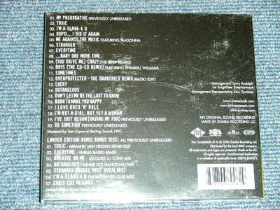 BRITNEY SPEARS Japan 2004 NM 2-CD's GREATEST HITS:MY PREROGATIVE